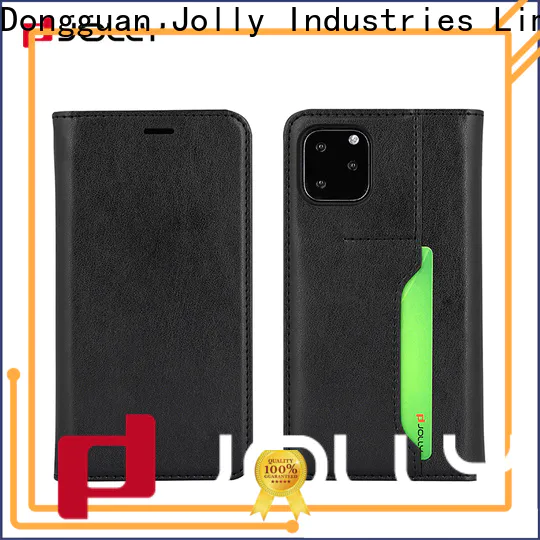 Jolly iphone 12 pro flip wallet case suppliers for iphone xr