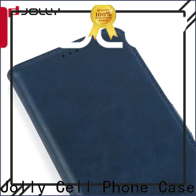 Jolly hot sale flip wallet case manufacturers for mobile phone