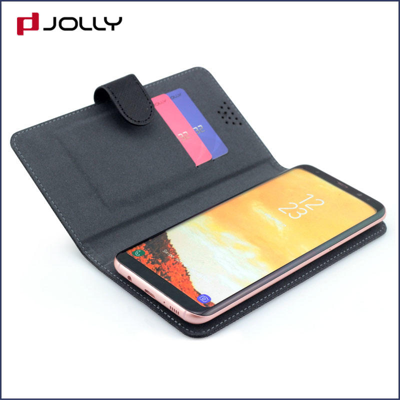 Phone Accessories For Cell Phone, eco friendly Leather Flip Universal Phone Case With Slot