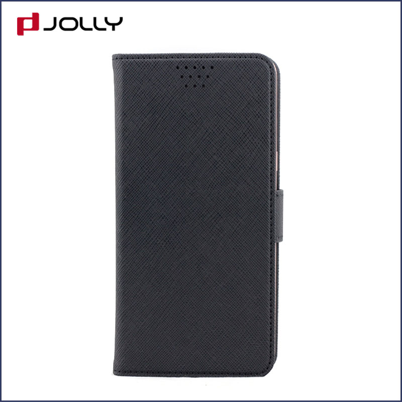 Jolly pu leather universal cell phone case with adhesive for sale-3