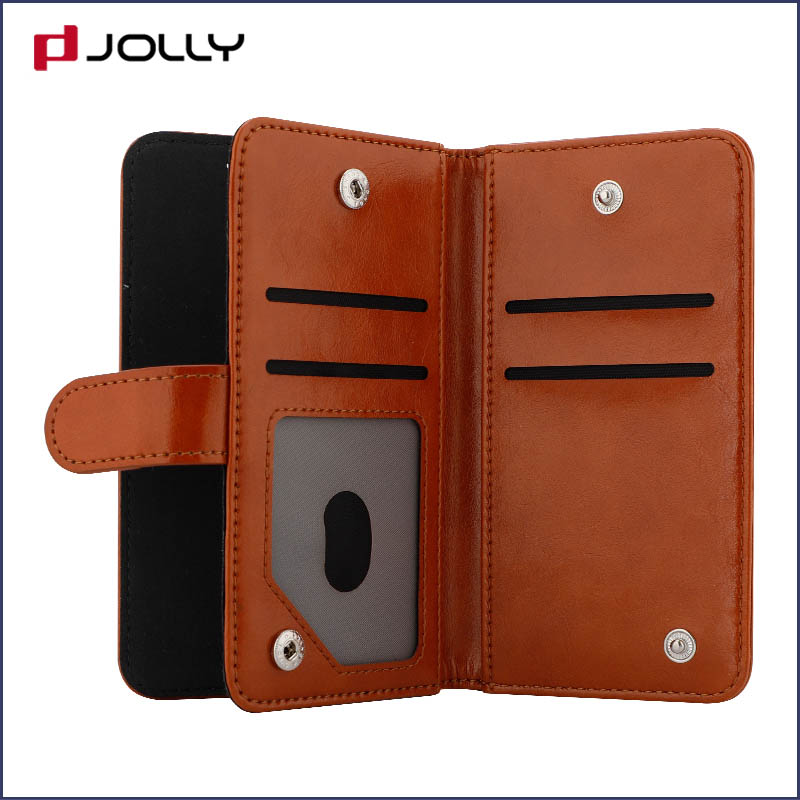 Mobile Phone Accessories Pu Leather Universal Phone Case With 3M Adhesive, Credit Card Slots, Cash Slot DJS0735-9