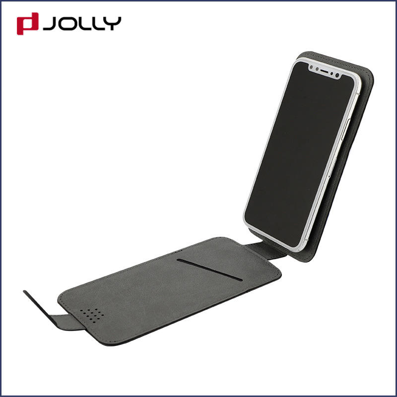 artificial leather universal flip cover for mobile with card slot for cell phone