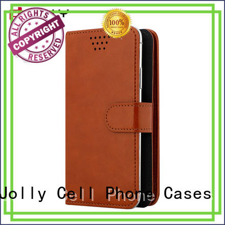 Jolly top wholesale phone cases with card slot for cell phone