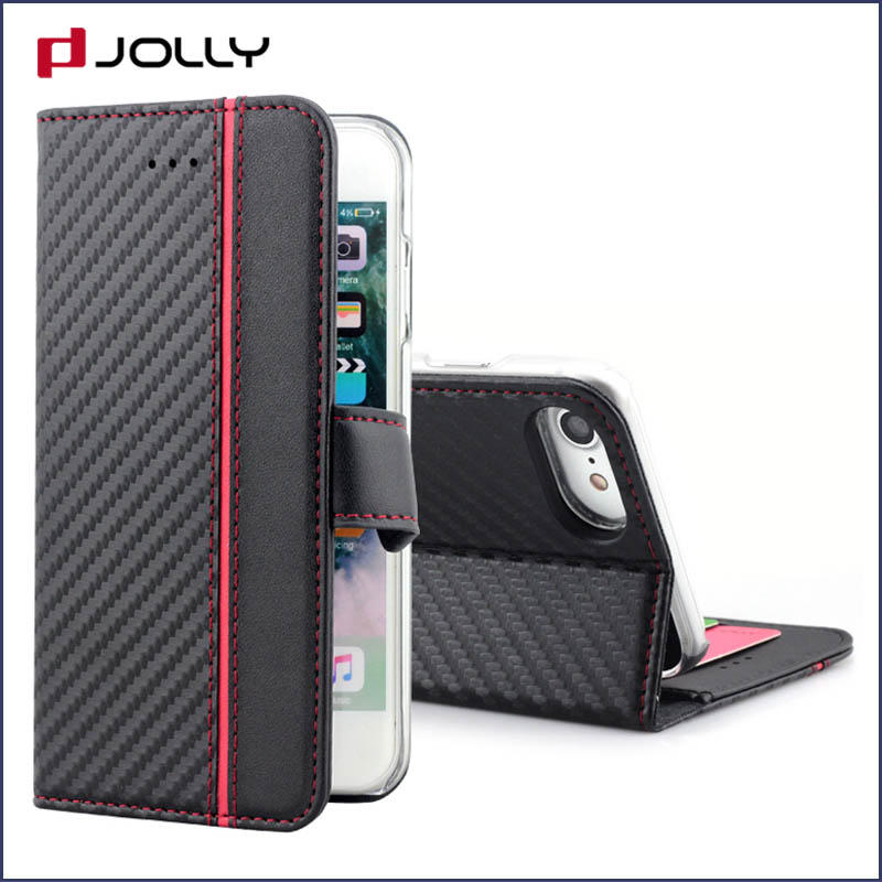 Jolly slim leather essential phone case with credit card holder for iphone x-2
