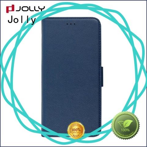 pu leather magnetic detachable phone case with credit card holder for sale
