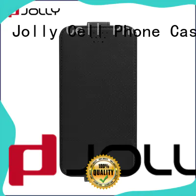 Jolly artificial leather universal smartphone case with adhesive for mobile phone