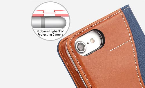 Jolly leather cell phone wallet with rfid blocking features for iphone xs-6