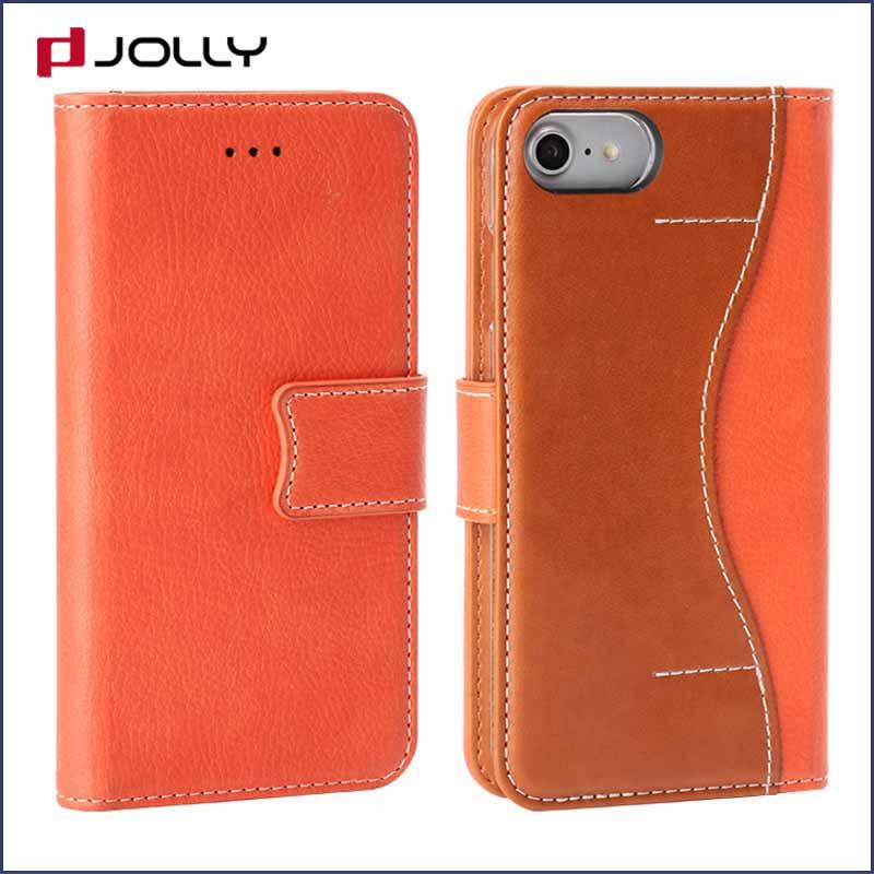 Jolly custom cell phone wallet case for busniess for iphone xs