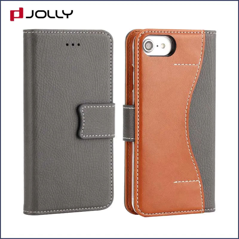 Jolly women wallet style phone case with rfid blocking features for iphone xs