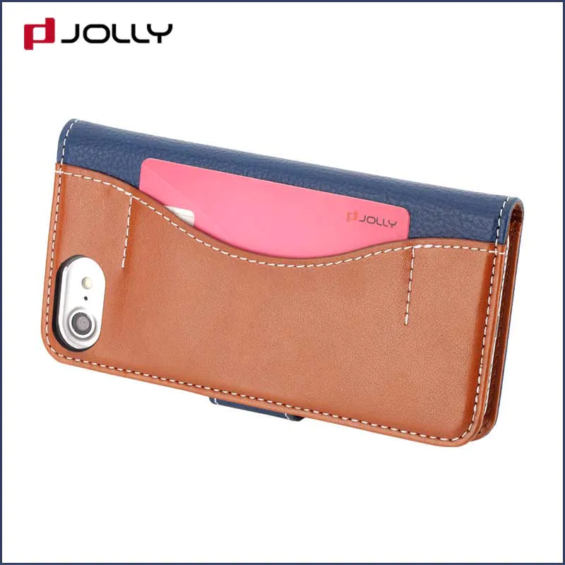 Jolly real carbon fiber wallet style phone case manufacturer for apple
