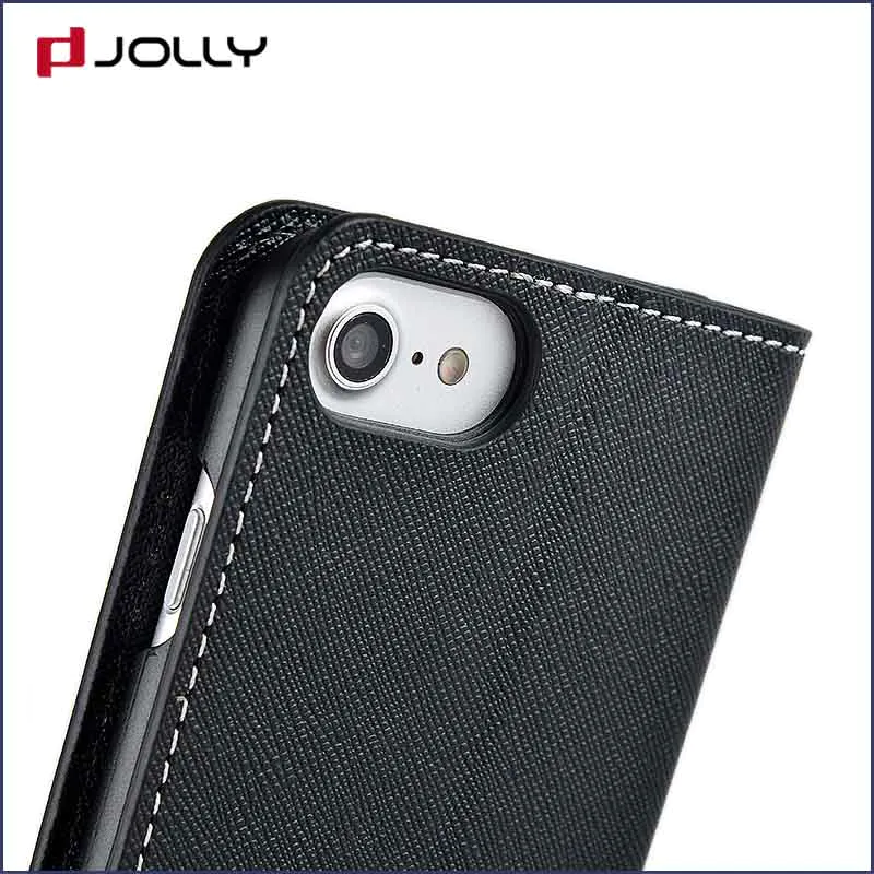 Jolly leather cell phone wallet case with id and credit pockets for iphone xs