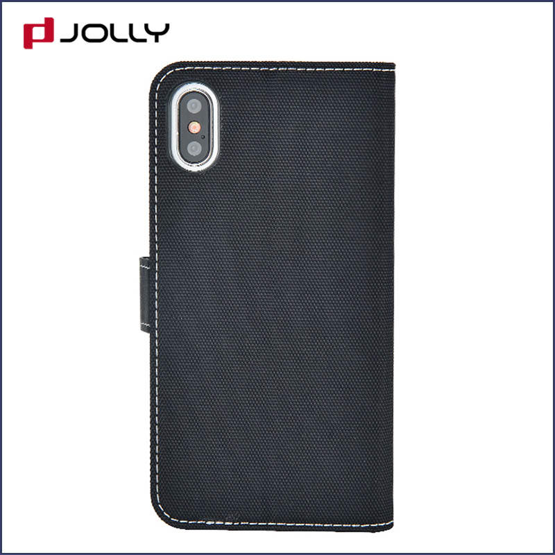 Jolly leather cell phone wallet case with id and credit pockets for mobile phone