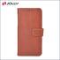 Jolly leather card holder organizer zippered phone wallet with cash compartment for mobile phone