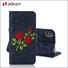 wholesale leather wallet phone case with rfid blocking features for apple