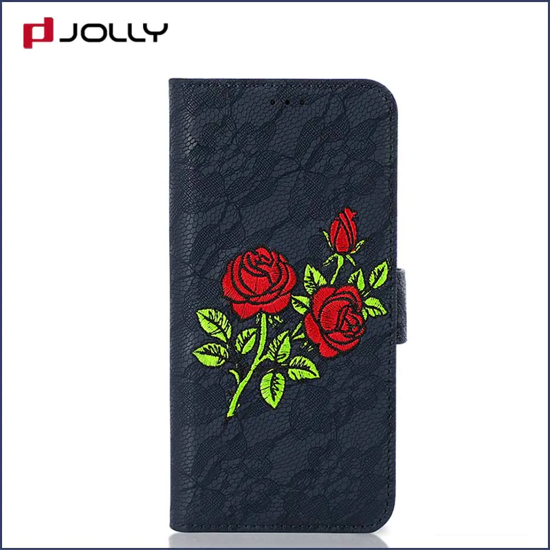 real carbon fiber leather cell phone wallet case with rfid blocking features for sale