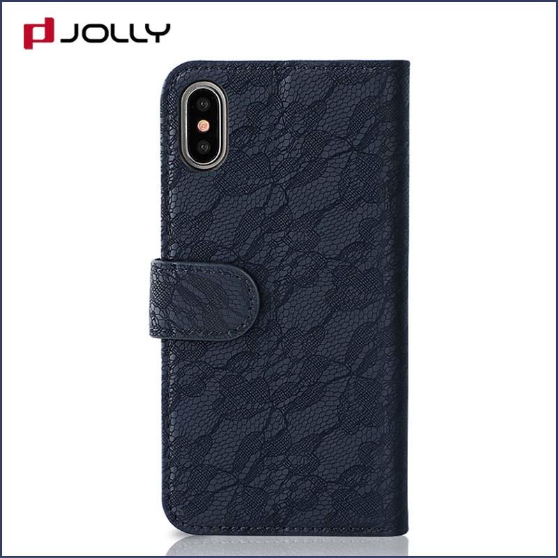 Jolly magnetic wallet phone case company for apple