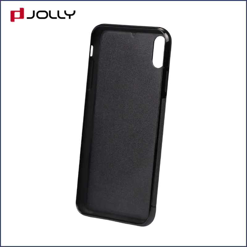 Jolly leather cell phone wallet case with credit card holder for iphone xs