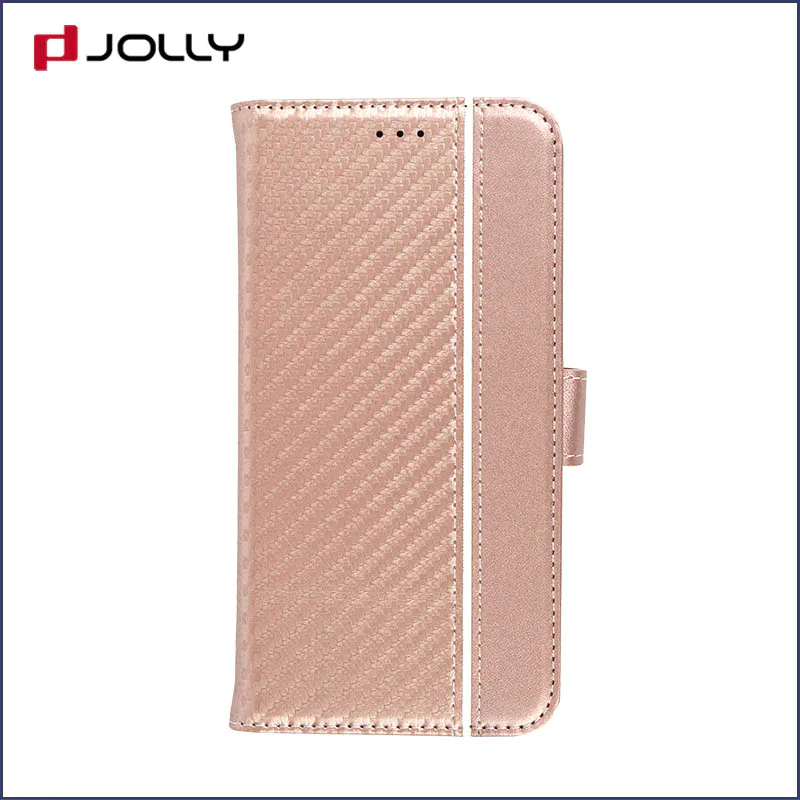 Jolly leather cell phone wallet with credit card holder for apple