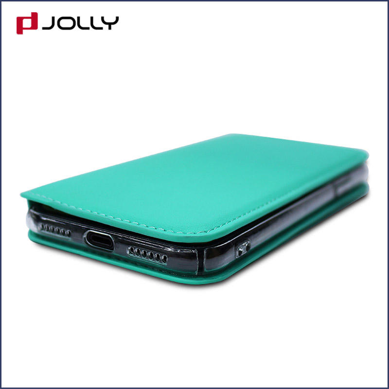 Jolly slim leather flip phone case manufacturer for mobile phone