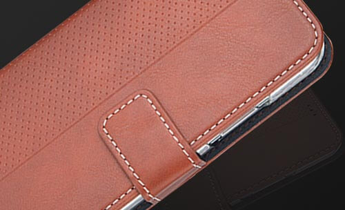 Jolly new leather wallet phone case for busniess for sale-8