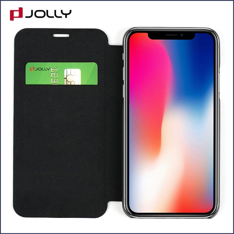 flip cell phone case with id and credit pockets for iphone xs Jolly