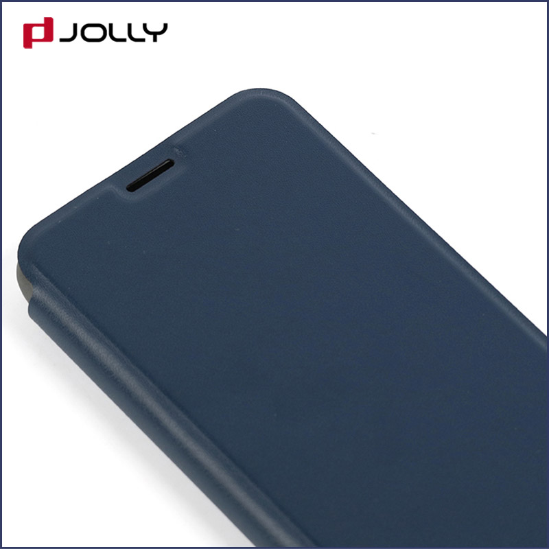 Jolly pu leather universal flip cover for iphone xs-5