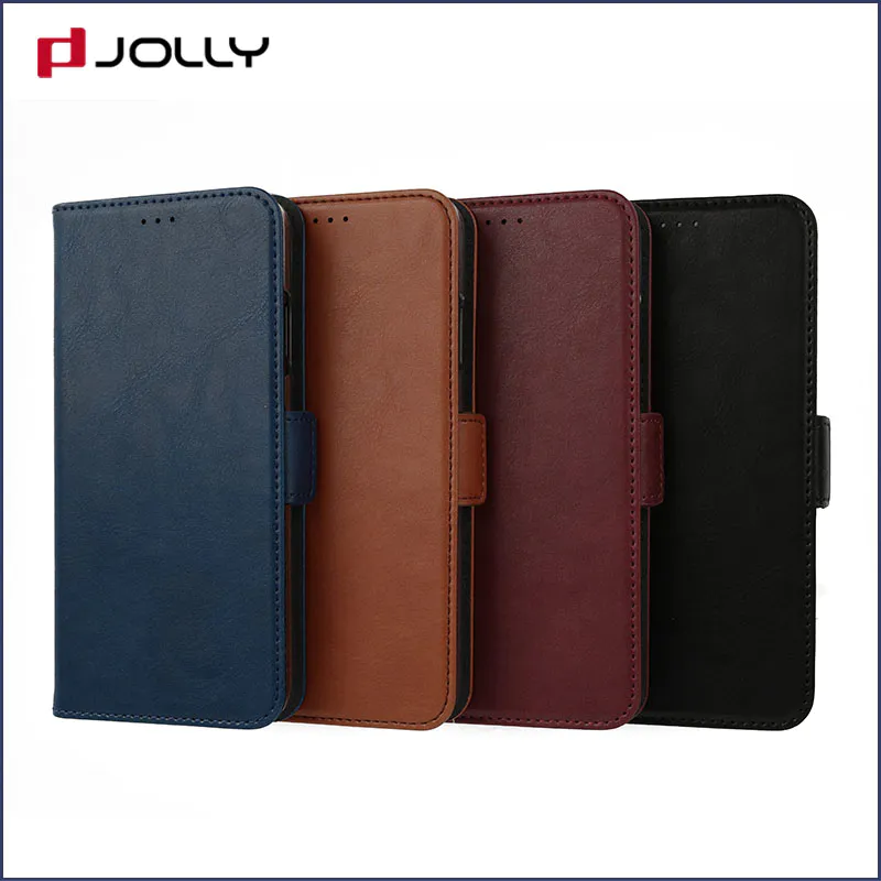 Initial Phone Case Pu Leather Folio Phone Case With Slot Kickstand For iPhone Xs Max DJS0993
