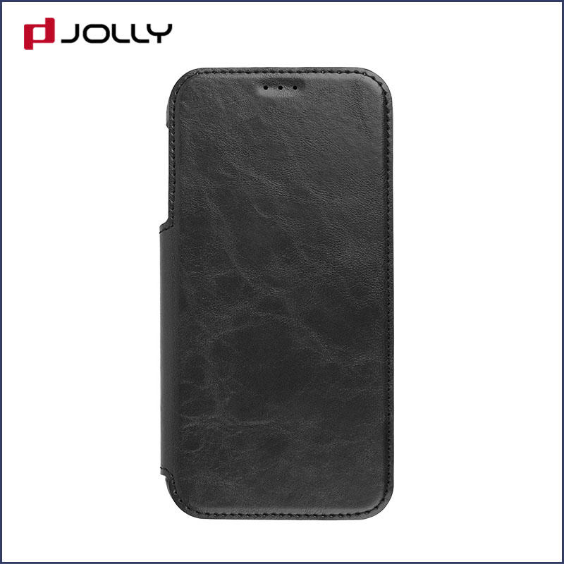 Jolly pu leather flip phone case supplier for iphone xs