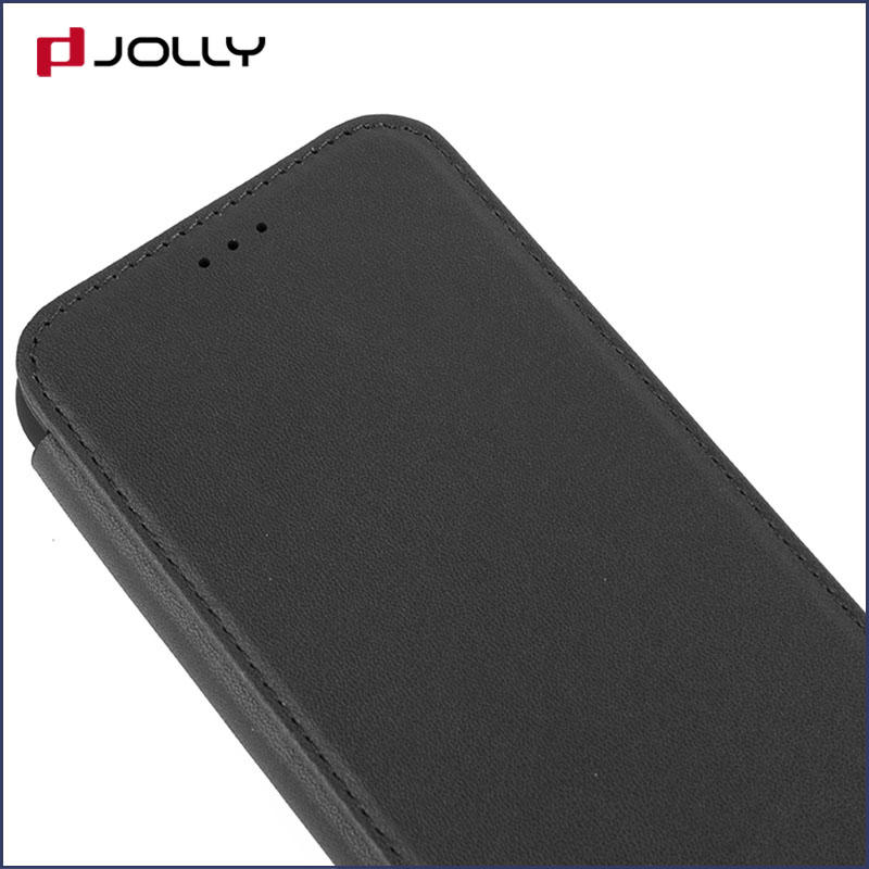 slim leather mobile phone flip cover with strong magnetic closure for sale
