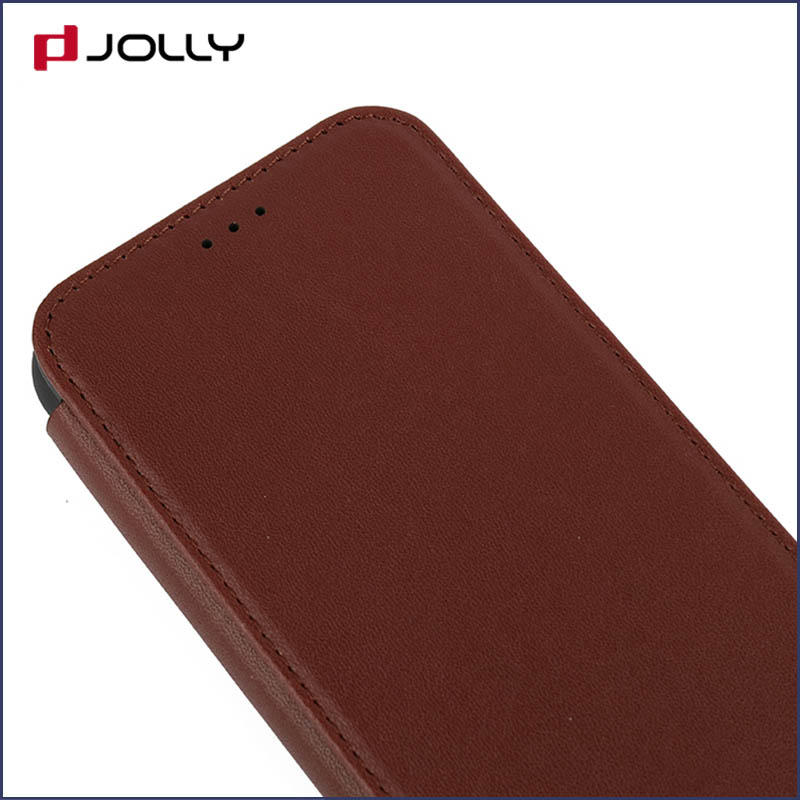 slim leather initial phone case with slot for sale