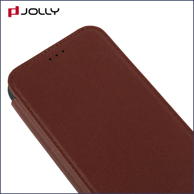 Jolly slim leather flip cell phone case factory for mobile phone