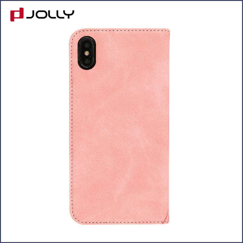 Jolly leather flip phone case supplier for mobile phone