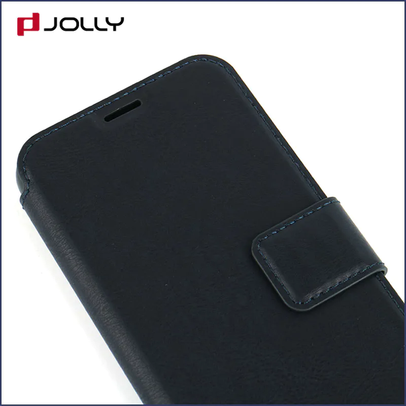 Jolly pu leather flip phone covers with slot for mobile phone