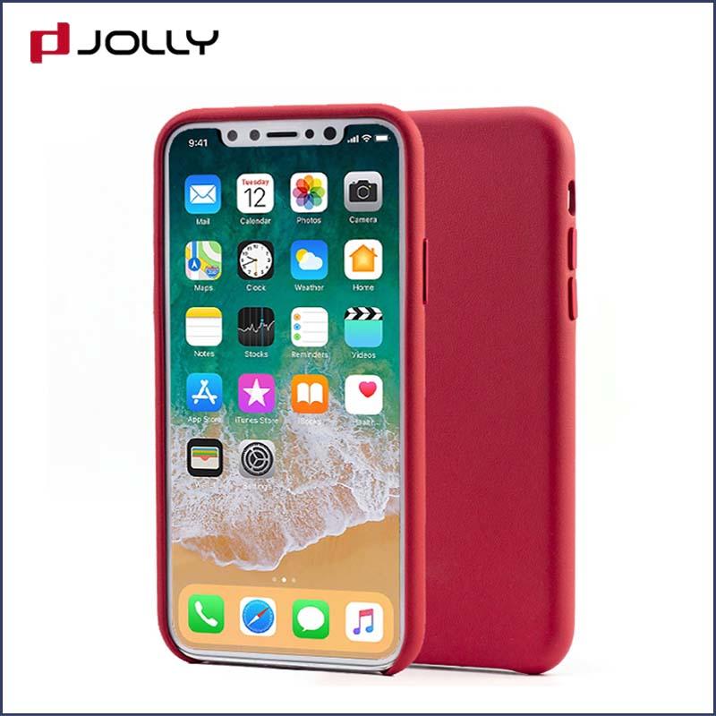 Mobile Back Cover For iPhone X, Slim Pu Leather Phone Case DJS0652