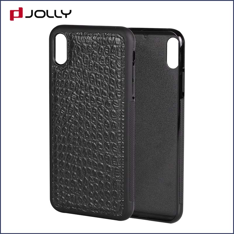 slim spliced two leather mobile back cover printing online supplier for iphone xr-2