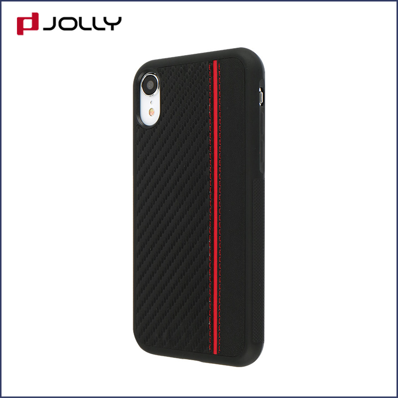 Jolly slim spliced two leather mobile back cover manufacturer for sale-3