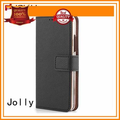 Jolly ladies purse crossbody iphone wallet phone case with id and credit pockets for apple
