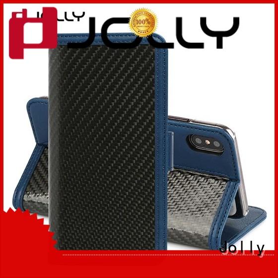 Case For iPhone Xs Max, Real Carbon Fiber Phone Case Rfid Blocking Features DJS0982