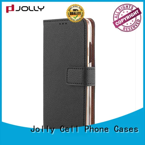 book leather cell phone wallet case with id and credit pockets for sale