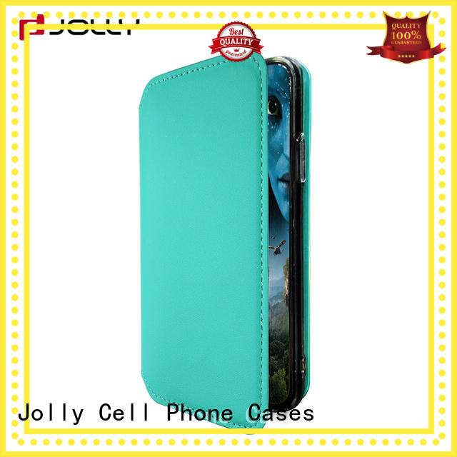 Jolly best flip phone covers with id and credit pockets for mobile phone