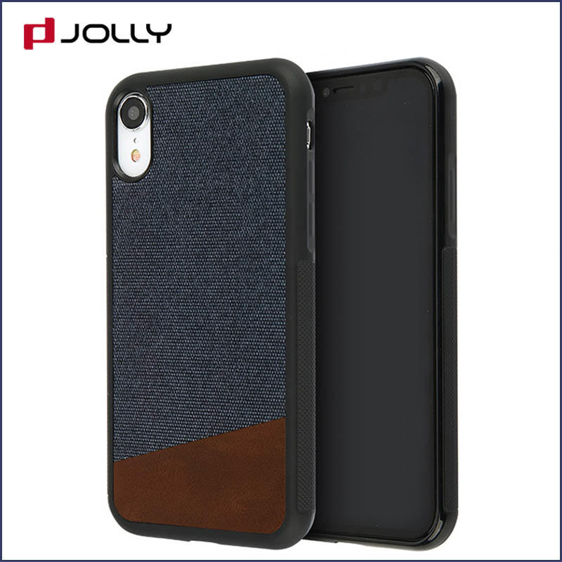 Jolly slim spliced two leather personalised phone covers factory for sale-1