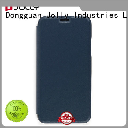 pu leather phone cases online with slot kickstand for sale
