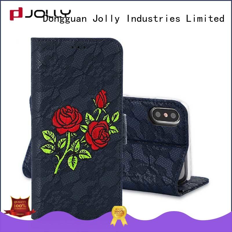 Jolly imitation wallet case company for apple