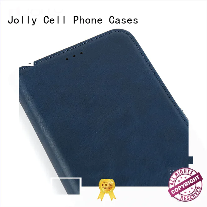 Jolly initial personalised leather phone case high quality for iphone xs