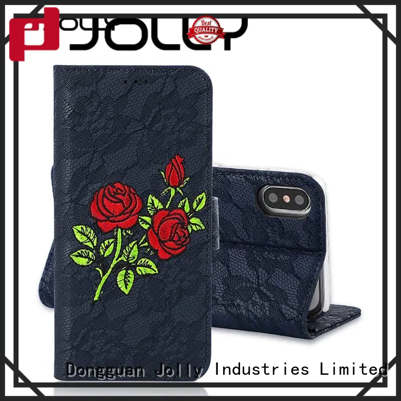 Jolly cases universal smartphone wallet case artificial manufacturer