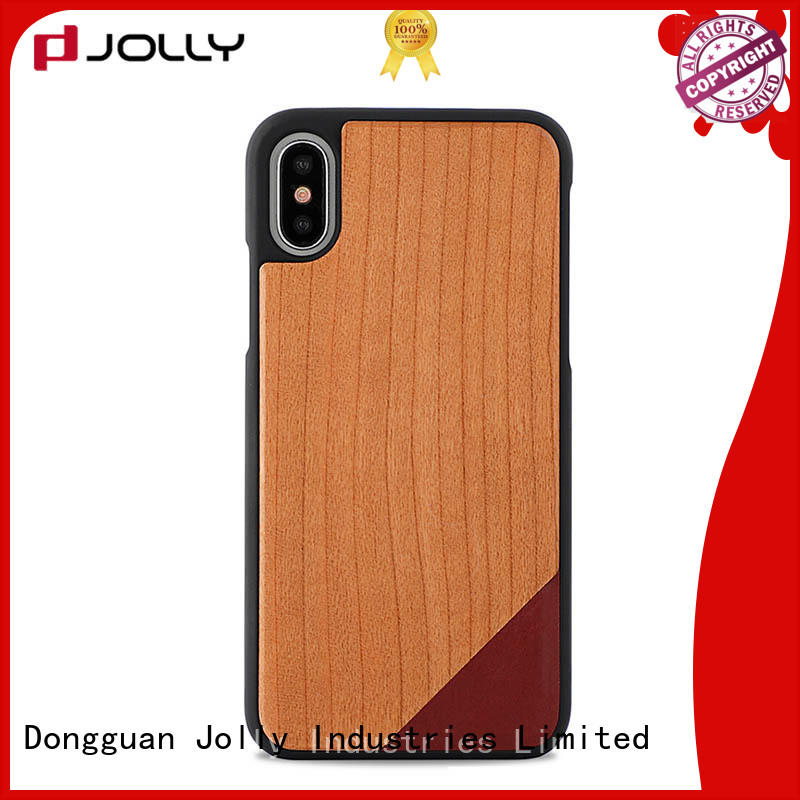 wood cover OEM personalised phone covers Jolly