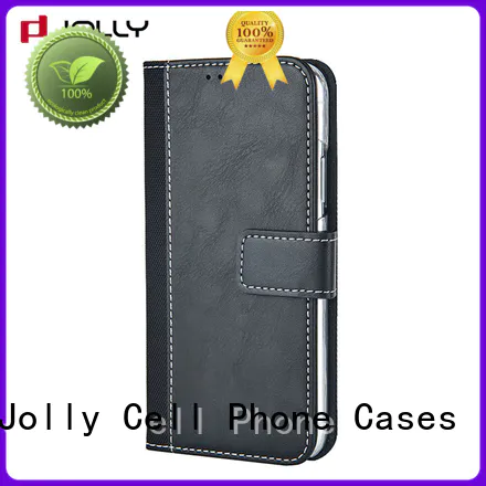 real carbon fiber cell phone wallet combination with slot for apple