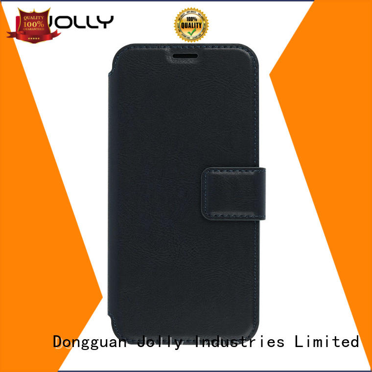 pu leather cell phone cases with id and credit pockets for sale