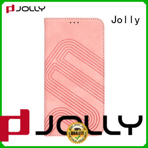 Jolly djs initial phone case with slot kickstand for iphone xs