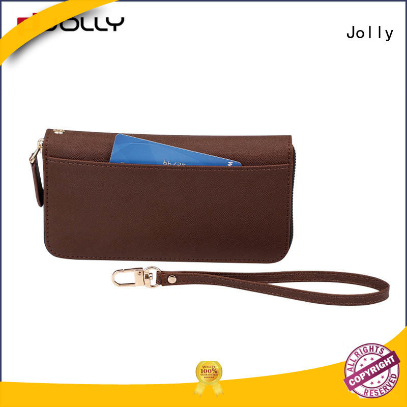 Jolly mens cell phone wallet with id and credit pockets for sale